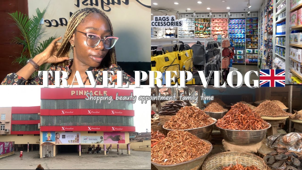 UK TRAVEL PREP | Moving from Nigeria 🇳🇬 to the UK 🇬🇧|Shopping,lashes,nails,hair,packing and more