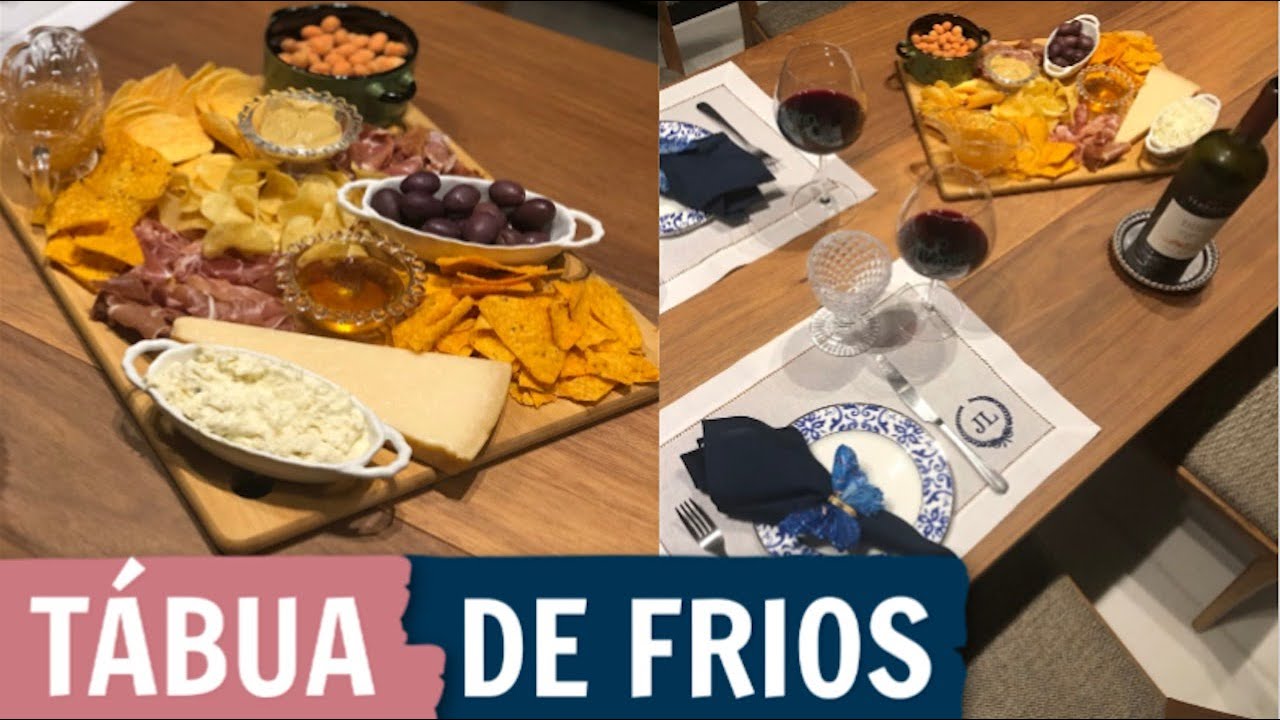 COMO MONTAR UMA TÁBUA DE FRIOS? | Apenas com o que você tem em casa!
