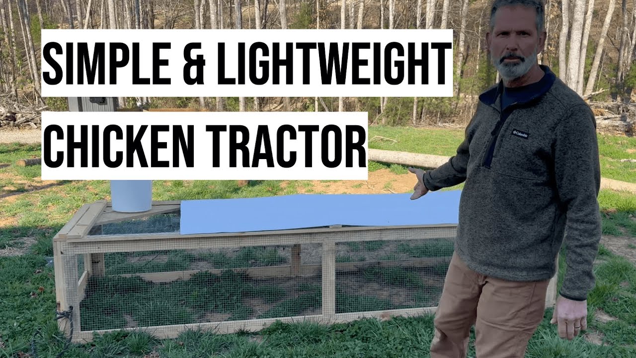 Build a SIMPLE 20 Bird Chicken Tractor on a BUDGET!