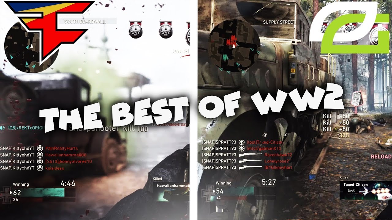 OpTic Spratt & FaZe Kitty - THE BEST OF WW2