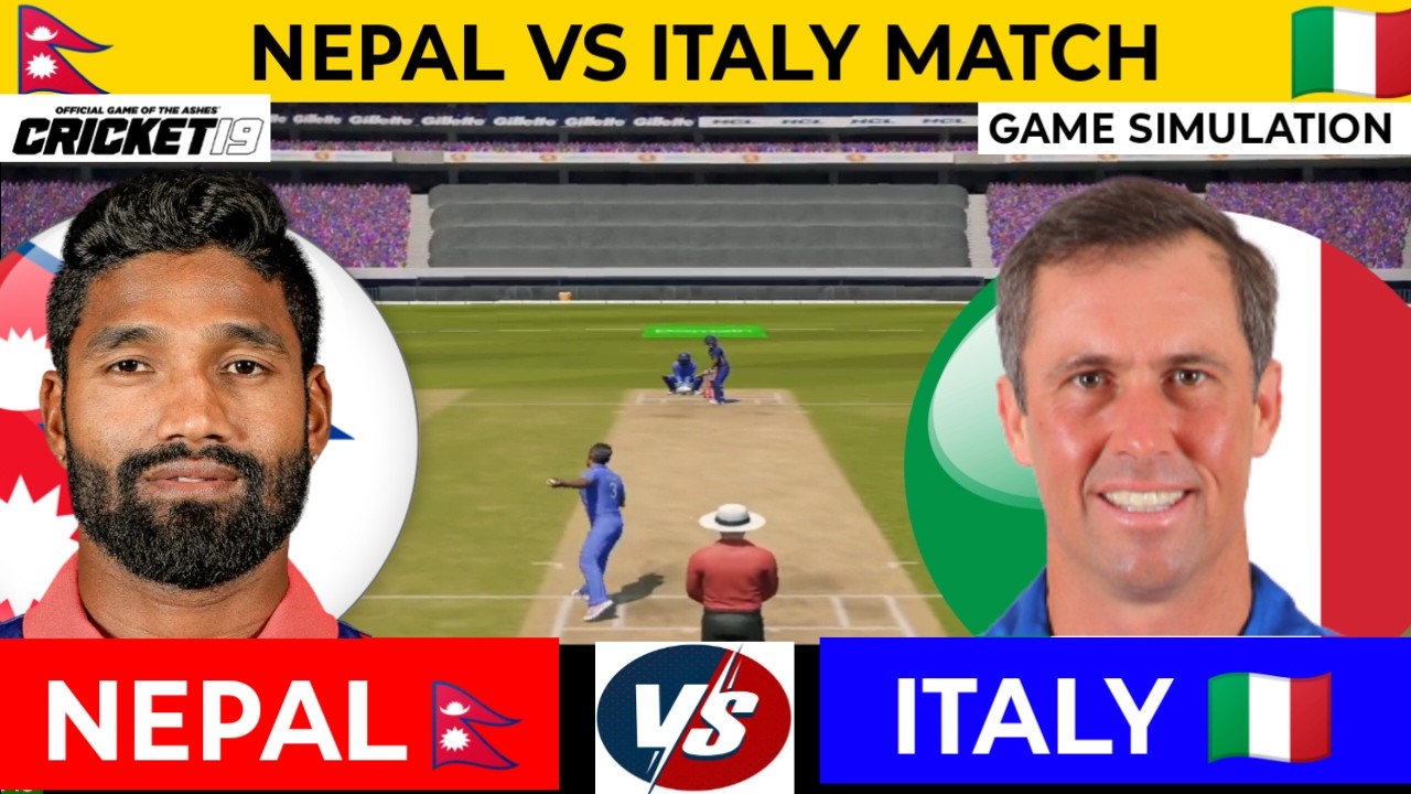 NEPAL vs ITALY | T20 World Cup 2026 | Cricket 19 Game Simulation | Hindi Commentary