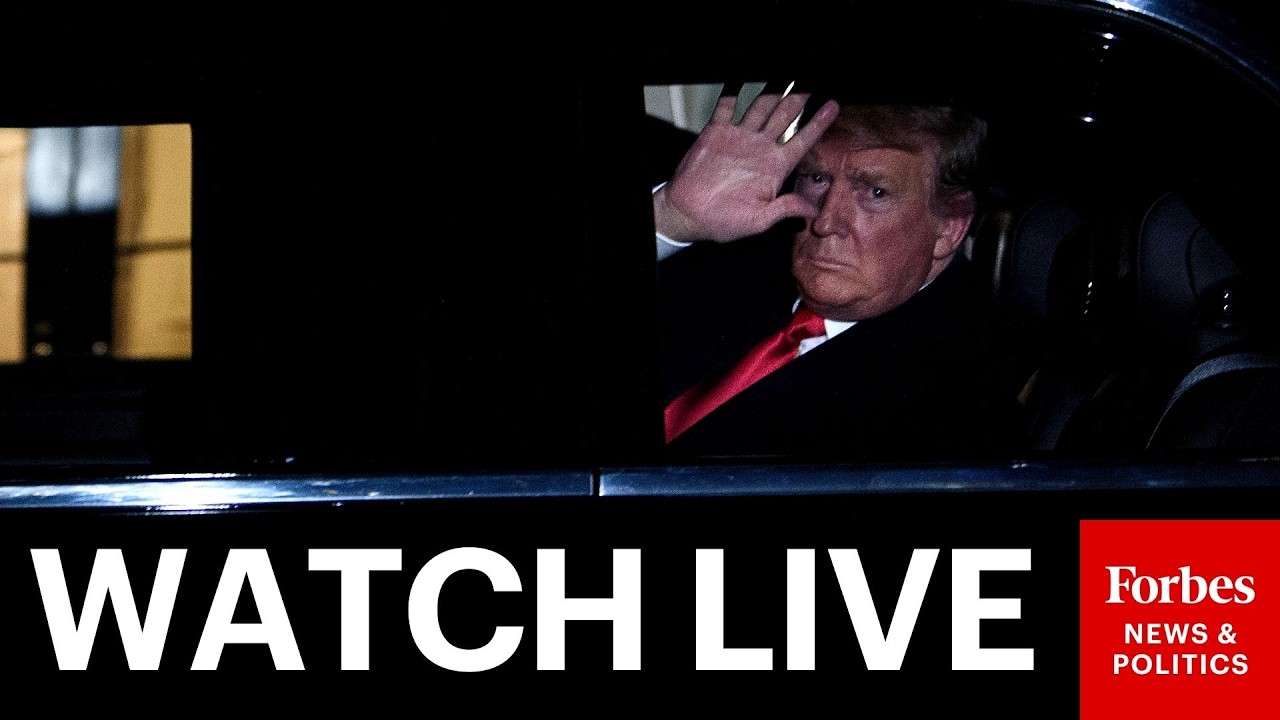 LIVE: President Donald Trump Leaves White House For State Of The Union Address