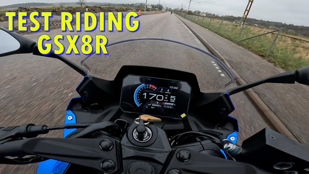 TEST RIDING 2024 SUZUKI GSX8R #suzuki #gsx8r