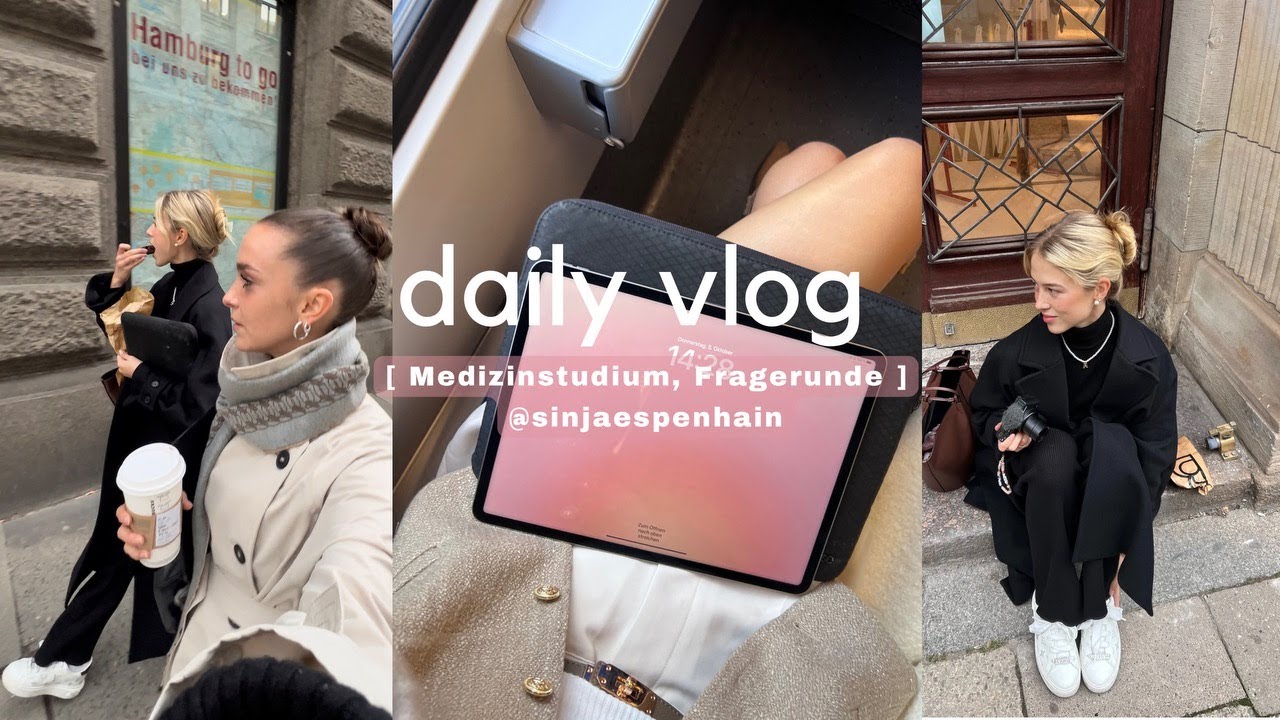 daily vlog mit EUREN FRAGEN (Medizinstudium? Zusammenziehen? Lernstrategie? Studienabbruch?)