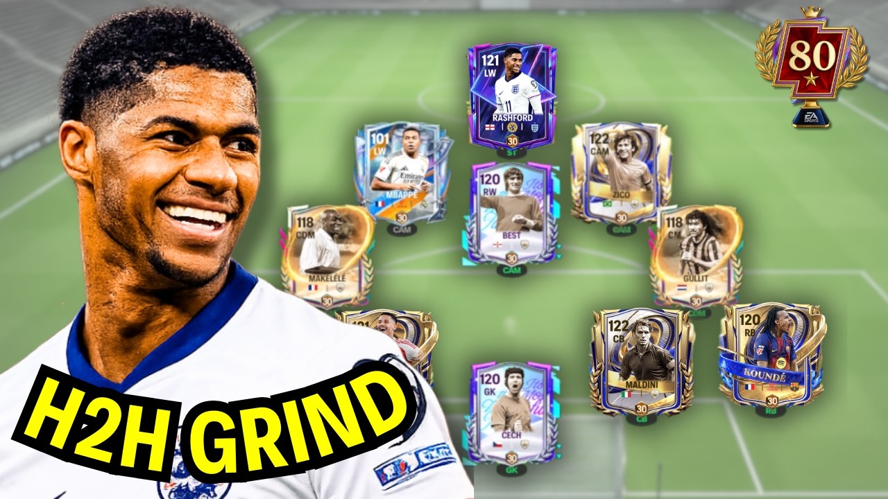 V 🏆Can We Reach 100⭐'s Today? Fc Mobile LIVE Division Rivals Grind with Maldini | Kounde | Rashford