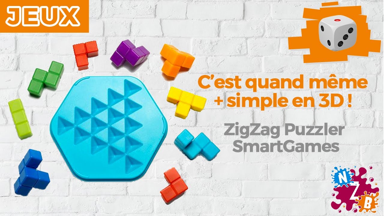Esprit 3D recommandé - ZigZag Puzzler - SmartGames - Jeux#19