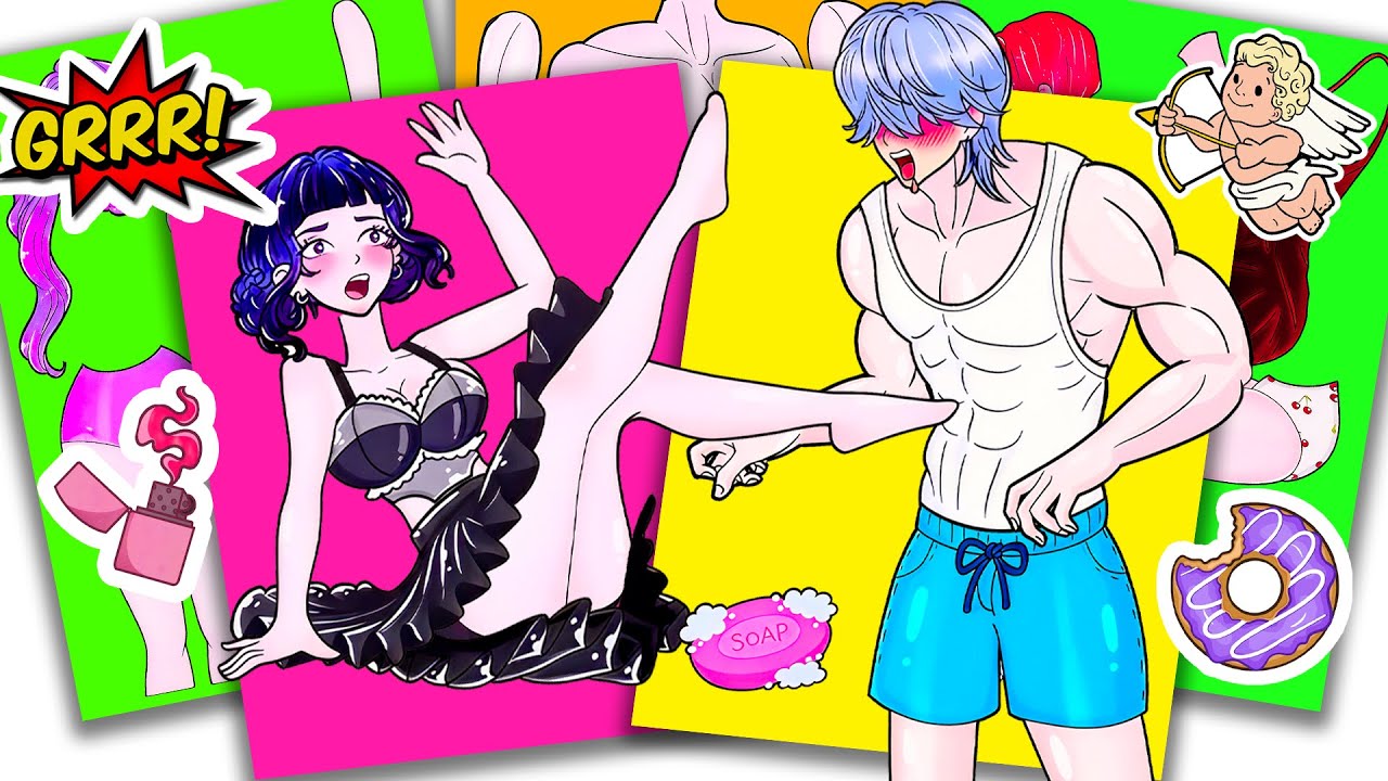 Paper DIY💖KPOP DEMON HUNTERS An Unexpected Incident Between MYSTERY and ZOEY | Sticker Book DIY