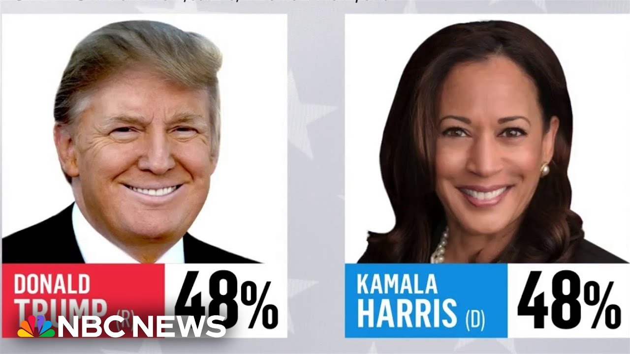 Harris, Trump deadlocked in new NBC News national poll