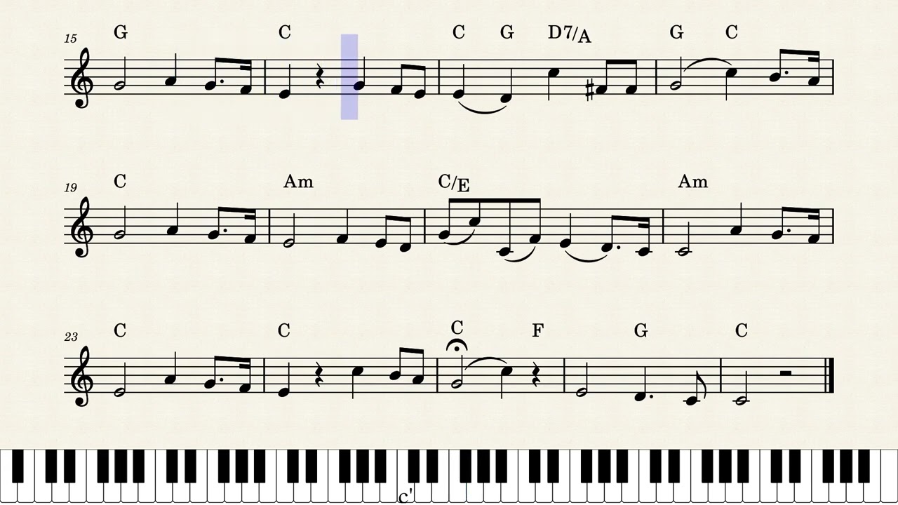 Caro Mio Ben l Giuseppe Giordani l Piano Sheet Music