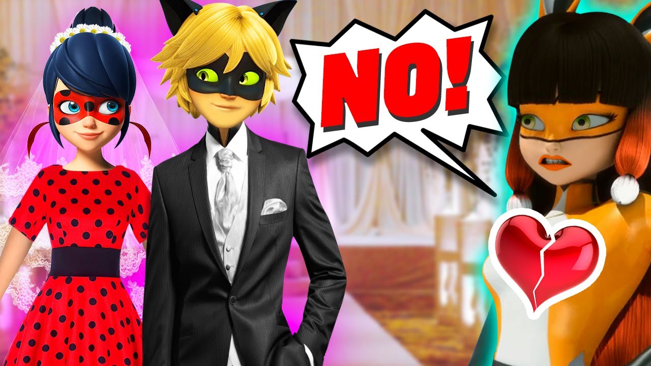 LADYBUG y CAT NOIR se CASAN ❤️VOLPINA ARRUINA la BODA! 😱 Juguetes Fantásticos