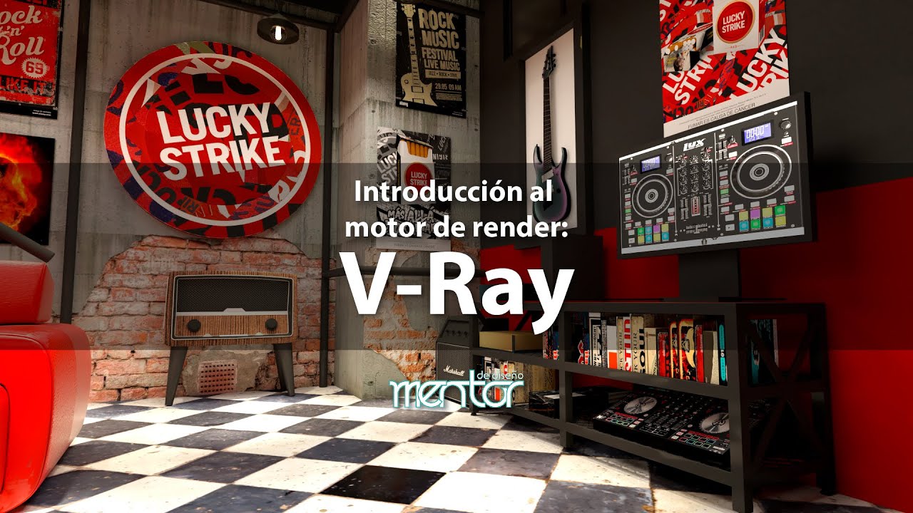 TUTORIAL DE USO VRAY CON RHINOCEROS | PROYECTO LUCKY STRIKE