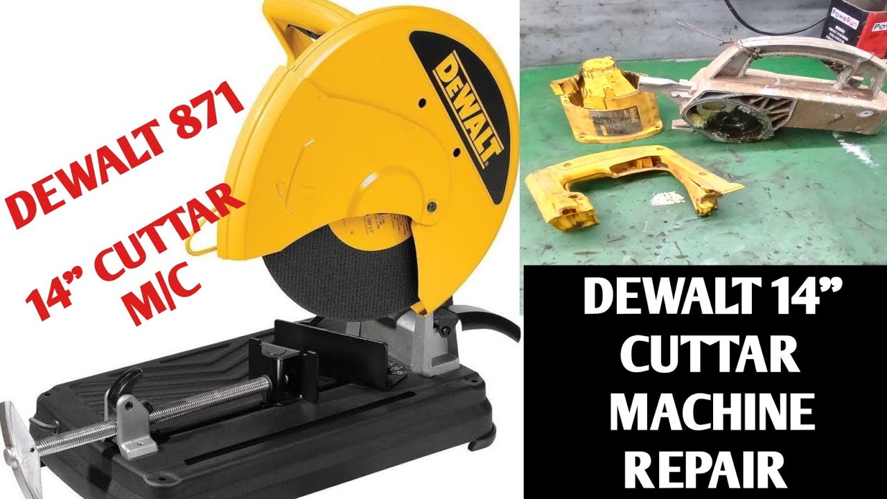 DEWALT 871chopsaw machine repair//how to repair 14