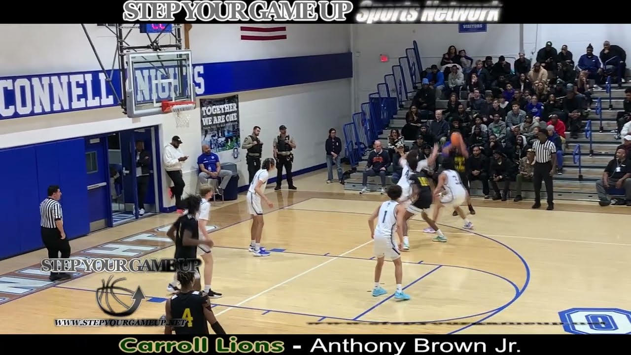 Carroll Anthony Brown Jr MAKE MAN SHUFFLE BACK 3 IN FACE, MAKE 2 REACH SPIN FLOAT, 2 3 BALL FACIALS!
