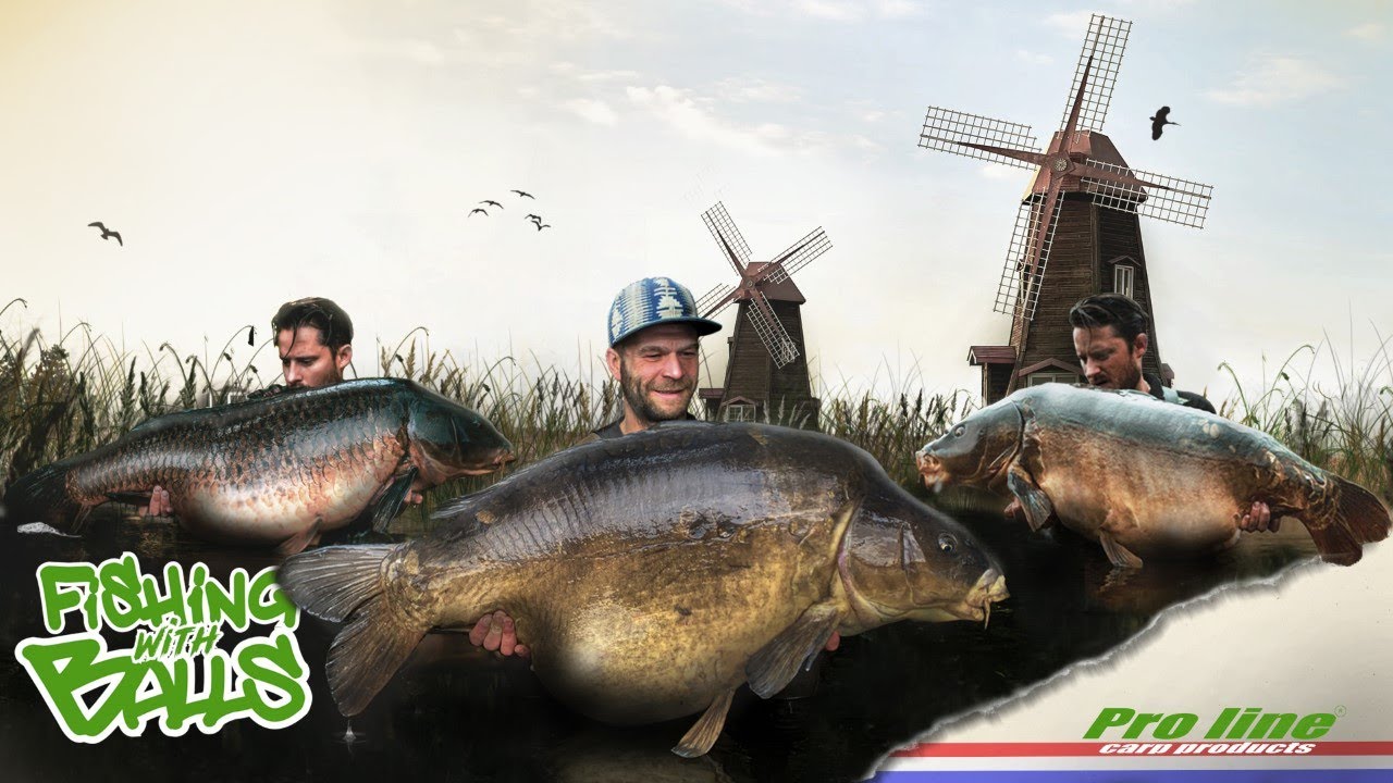 Fishing With Balls 2 (episode1) Carpfishing .. Dutch Lockdown Monster Series Pro Line Carp Products