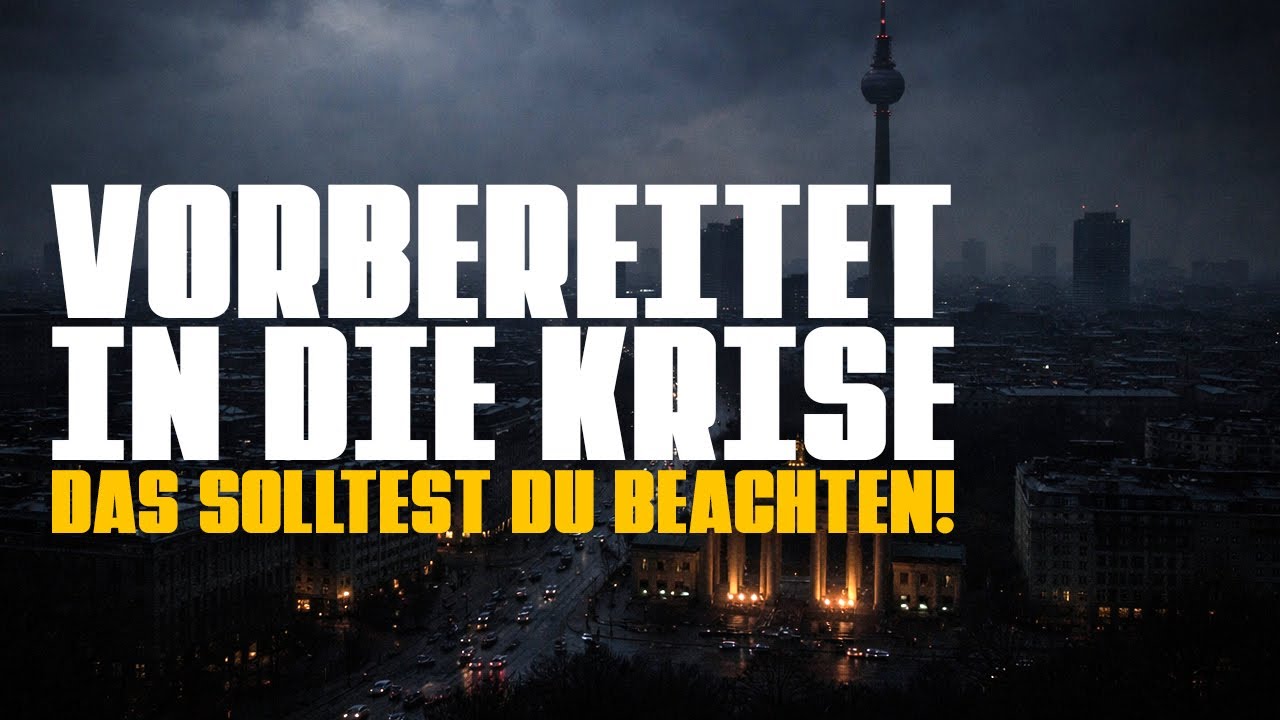 Vorbereitet in die Krise | DAS solltest du beachten! #krisenvorsorge