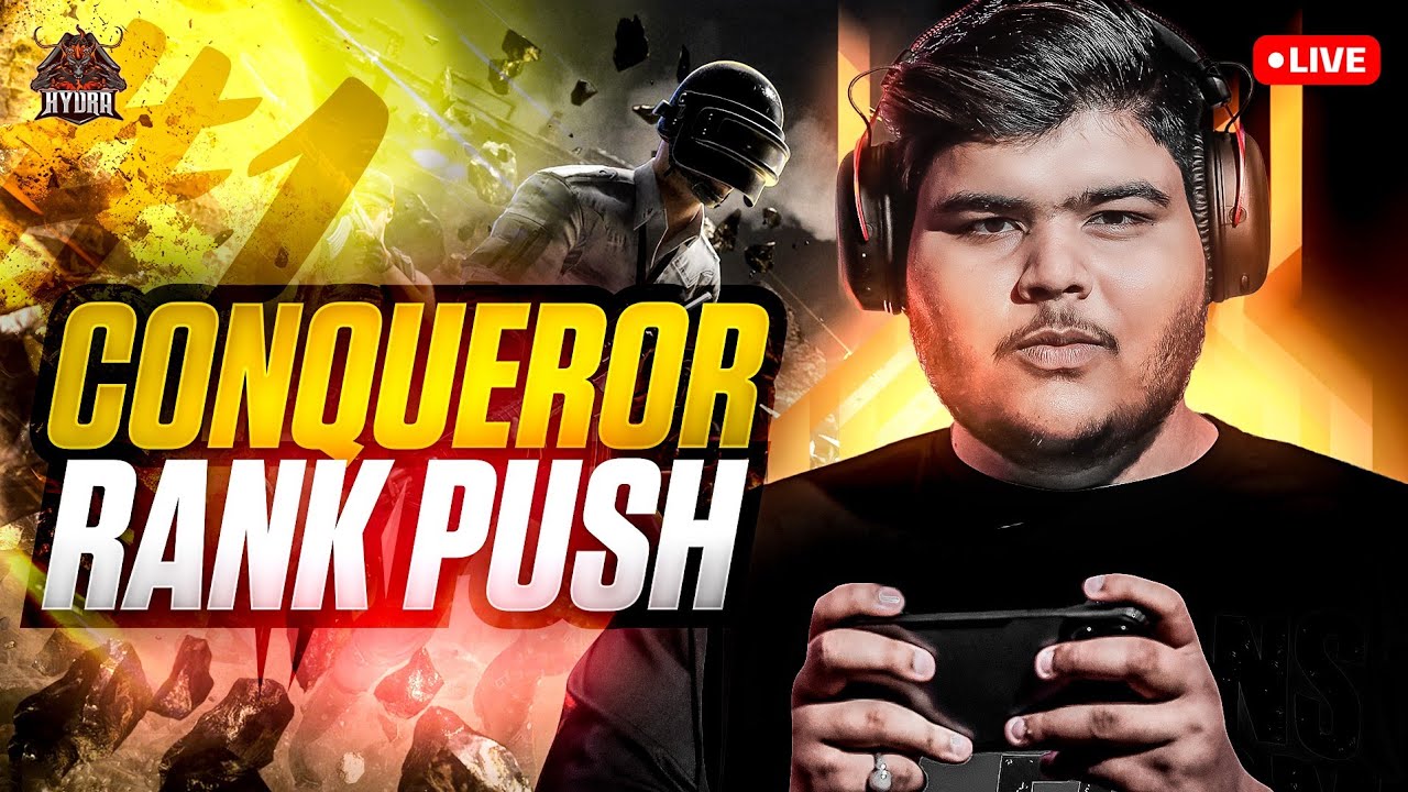 🇮🇳 HAPPY REPUBLIC DAY  |  CONQUEROR RANK PUSH | BGMI LIVE | HYDRA MASTIZONE