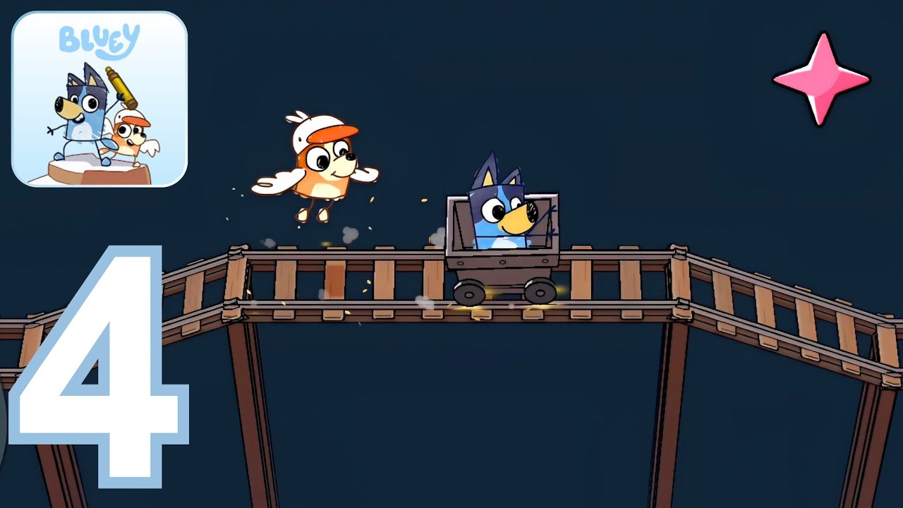 Bluey's Quest for The Gold Pen - Gameplay Walkthrough Parte 4 - El Viejo Pueblo Minero (Android/iOS)