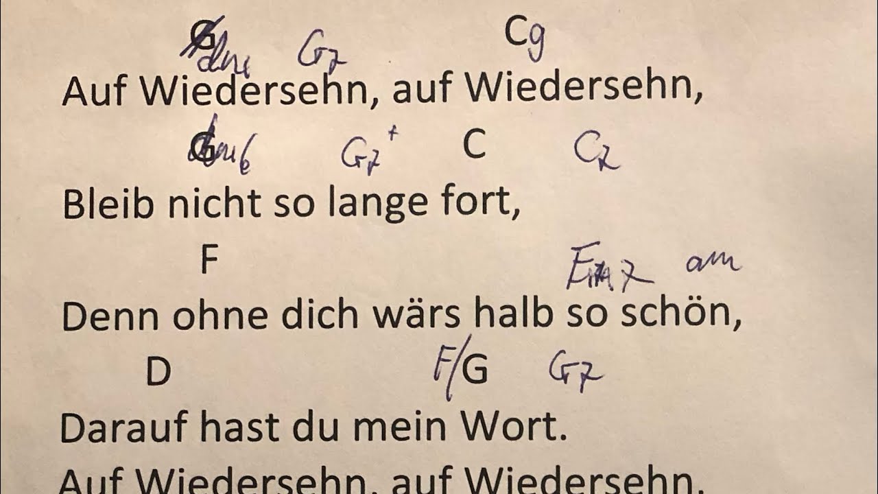 Auf Wiedersehen (Rudi Schuricke)