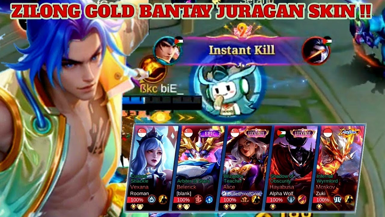 TERBANTAI BERAKHIR MEMBANTAI || ZILONG GOLD BANTAI JURAGAN LUCKY BOX