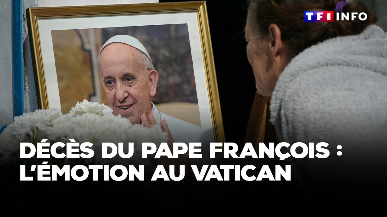 Décès du pape François : l'émotion au Vatican｜TF1 INFO