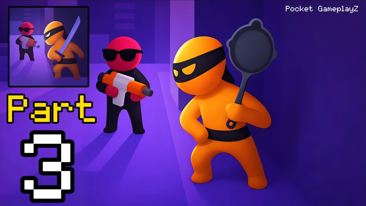 Stealth Master - Gameplay Walkthrough Part 3 - Become A Perfect Assassin Ninja (Android, iOS)