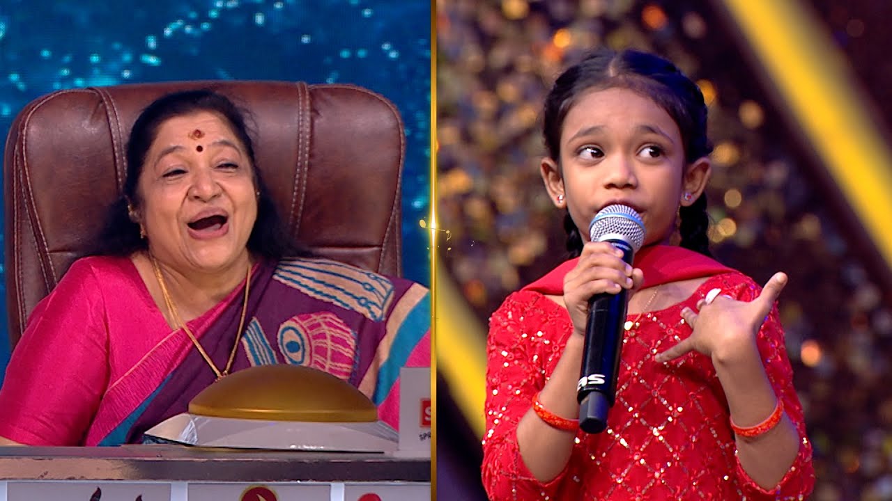 Soru Kondu Pora Song by #Nasreen #MookuthiMurugan 😎🔥| Endrendrum Captain | Super Singer Junior 10