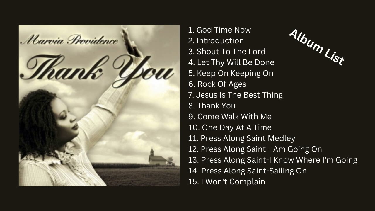 Marvia Providence - Thank You Album | Gospel Caribbean