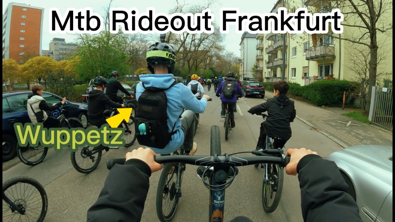Episches Mtb Rideout durch Frankfurt