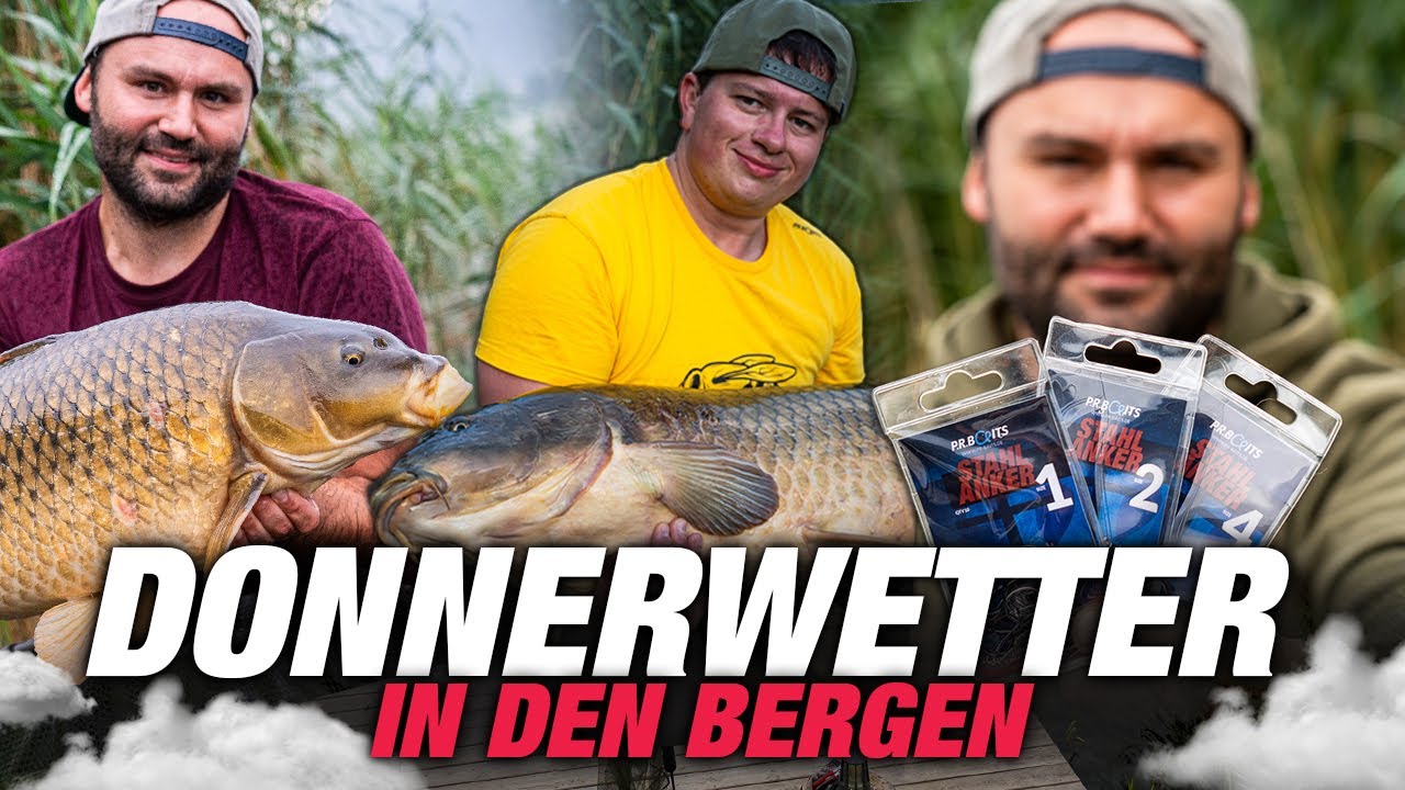 Donnerwetter in den Bergen ⚡️💨 | Karpfenangeln 🎣  am großen Natursee 🇦🇹 | P.R. Baits | Boilie