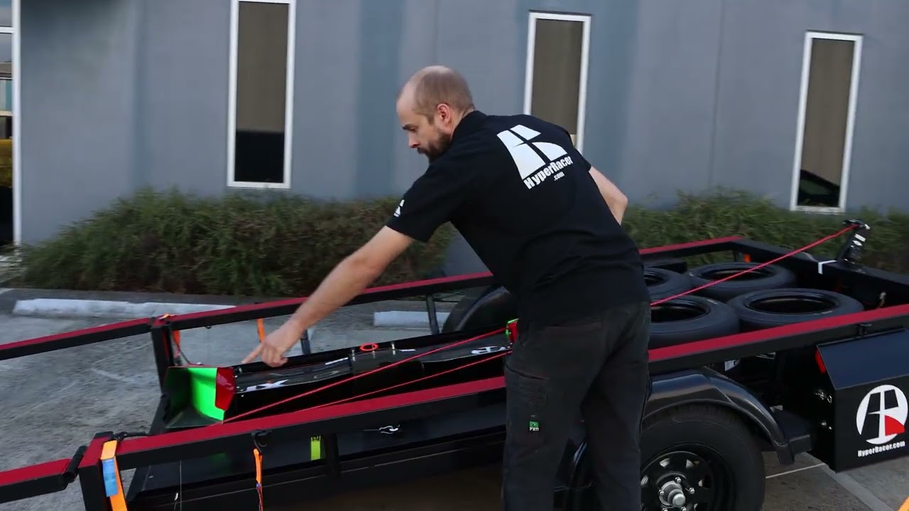 How to Operate the Hyper Racer X1 Race Car Trailer.