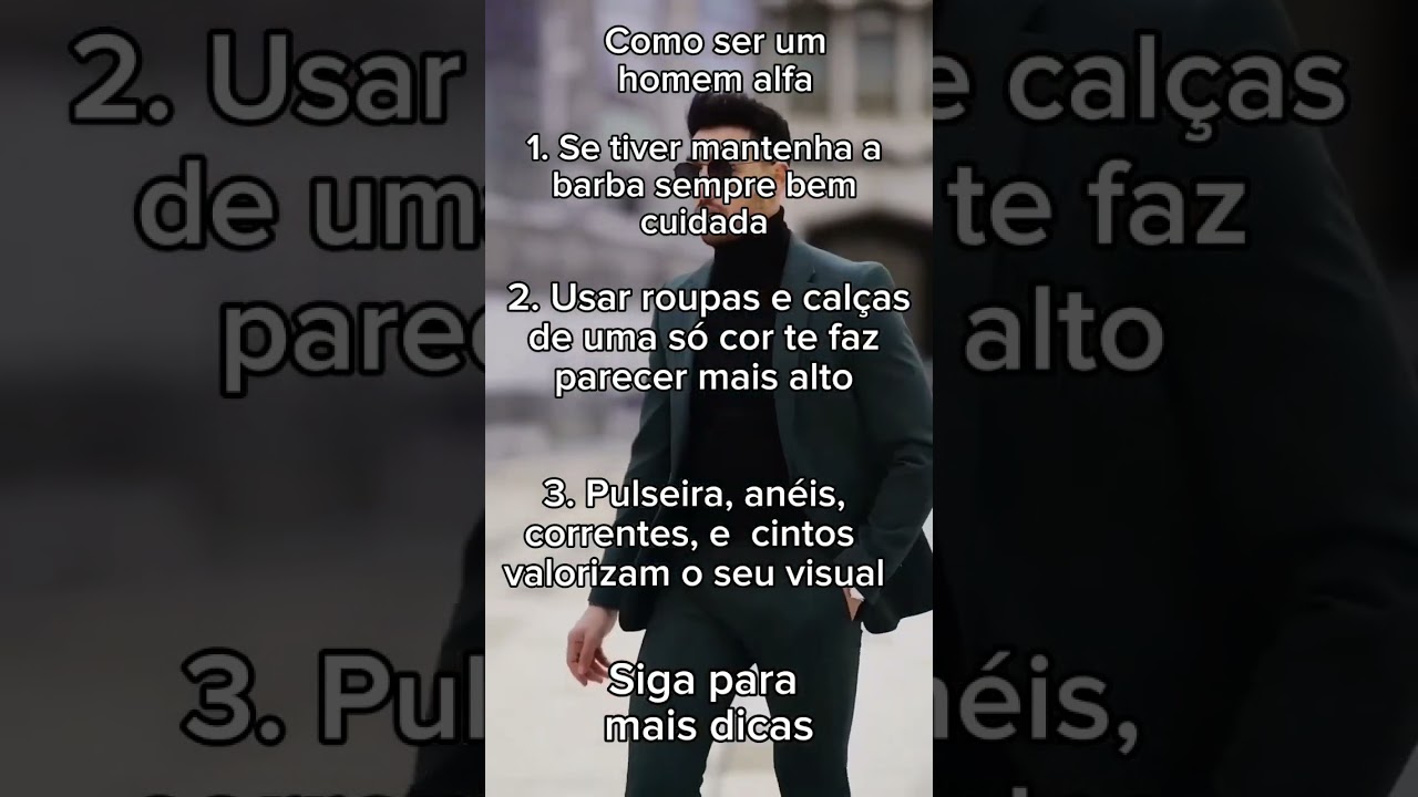 Como ser um homem alfa
