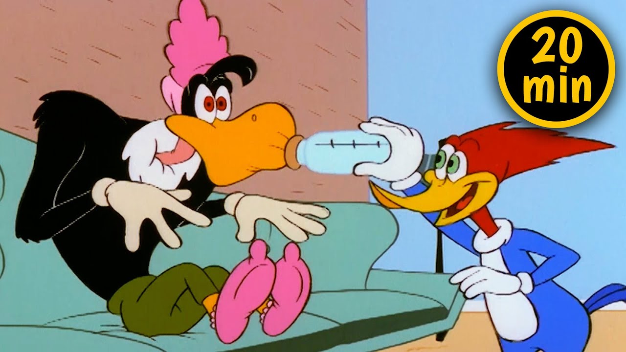 A creche do Pica-Pau | 3 Episódios Completos | Pica-Pau em Português