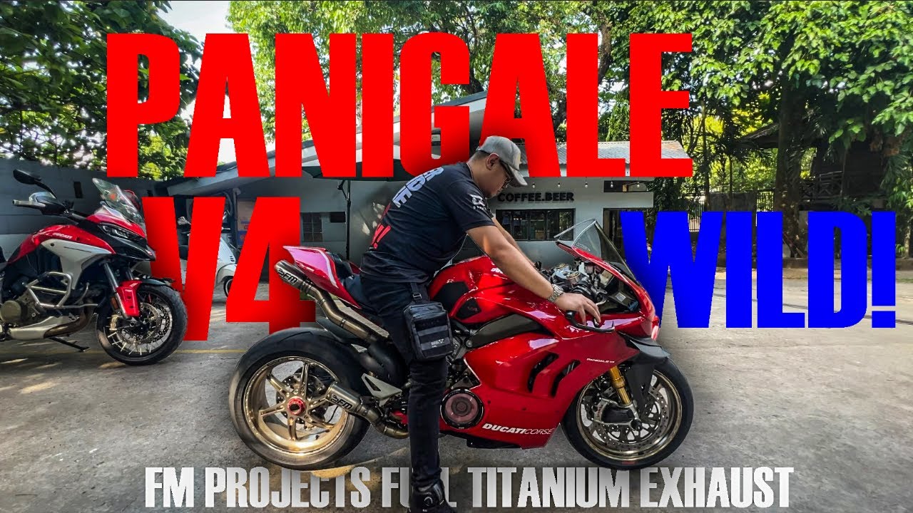Ducati Panigale V4 FM Projects Full Titanium Exhaust || JDERT Antipolo Ride || TorqKey