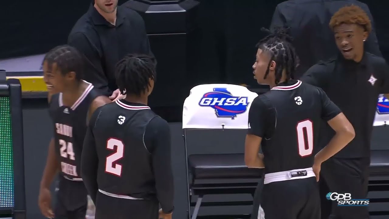 2023 Boys 3A Basketball Championship: Sandy Creek Fighting Patriots vs. Cedar Grove Saints.