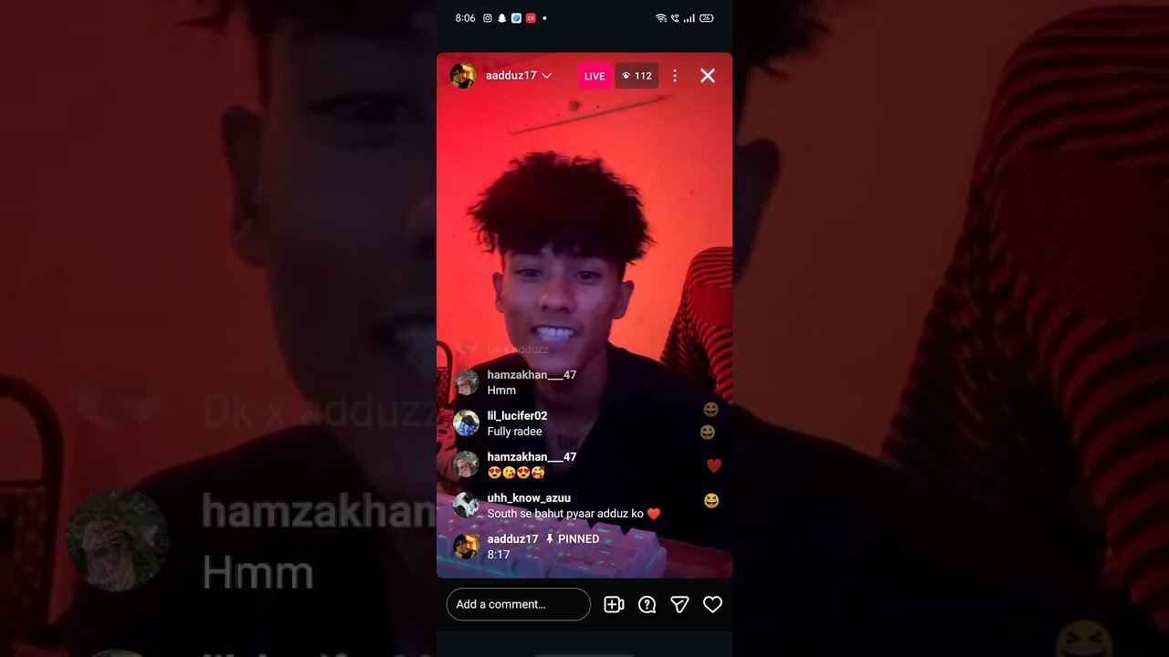 AADUZZ LIVE IN INSTAGRAM 