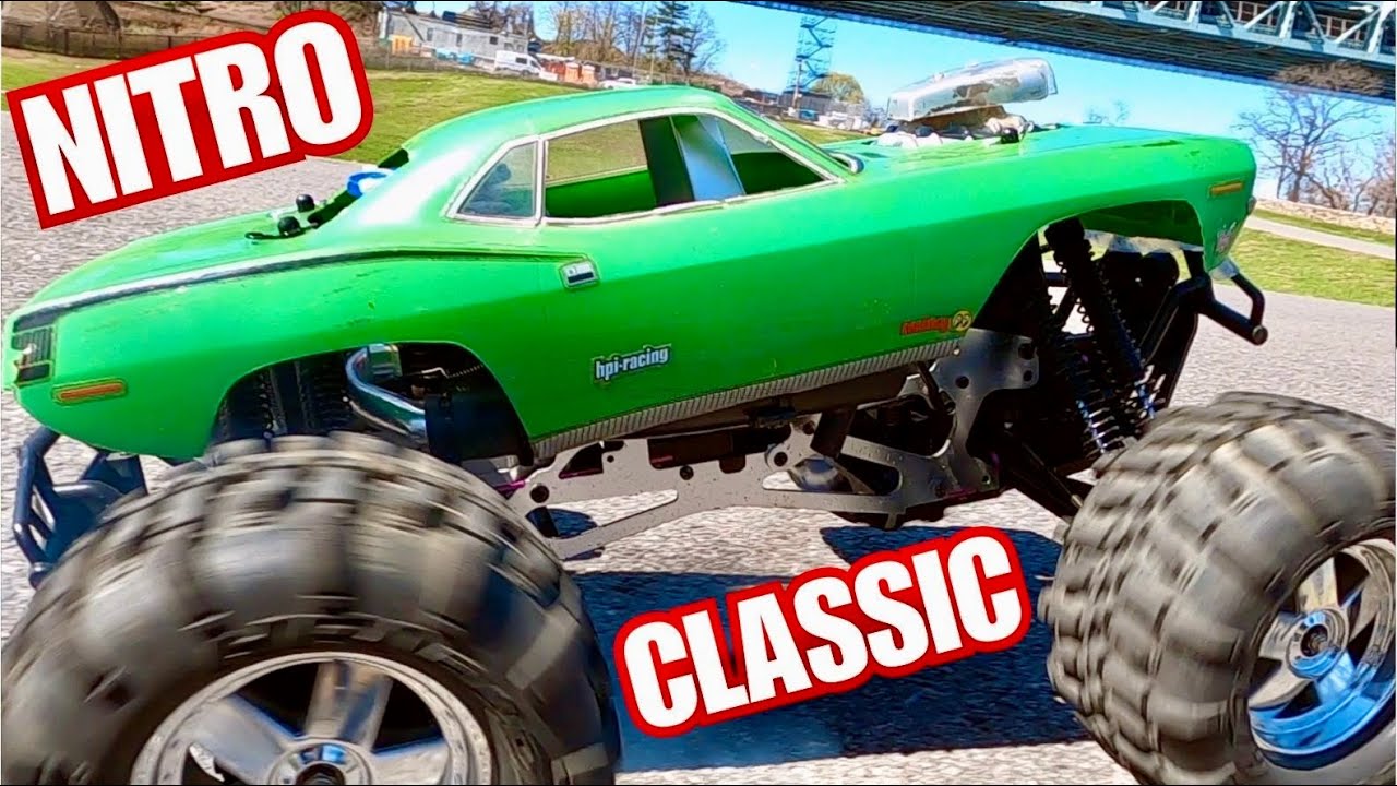 Эксперт переделал HPI Savage Classic Nitro Truck, завелся и поехал