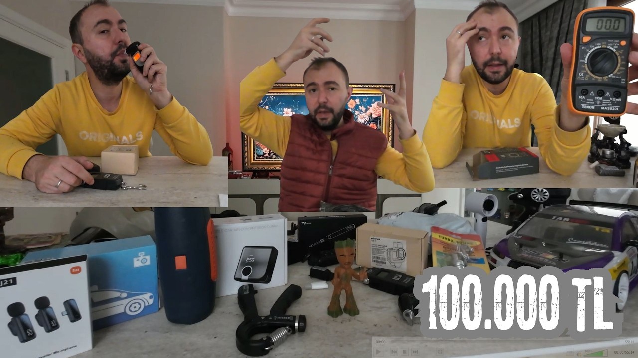 100.000 TL’lik TEMU + AliExpress Kutuları! İçinden ÇIKANLARA ŞOK OLDUM!