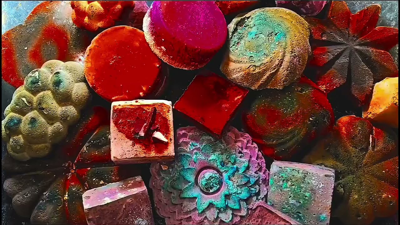Day 18 of @koolkrushesasmr Multicolour gymchalk reforms crush | pls subscribe & watch full video 🫶