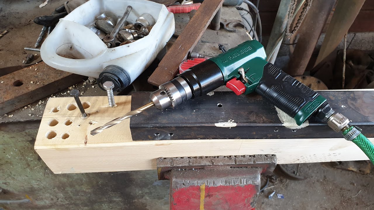 Parkside Air Drill PDBS 1800 A1 TESTING