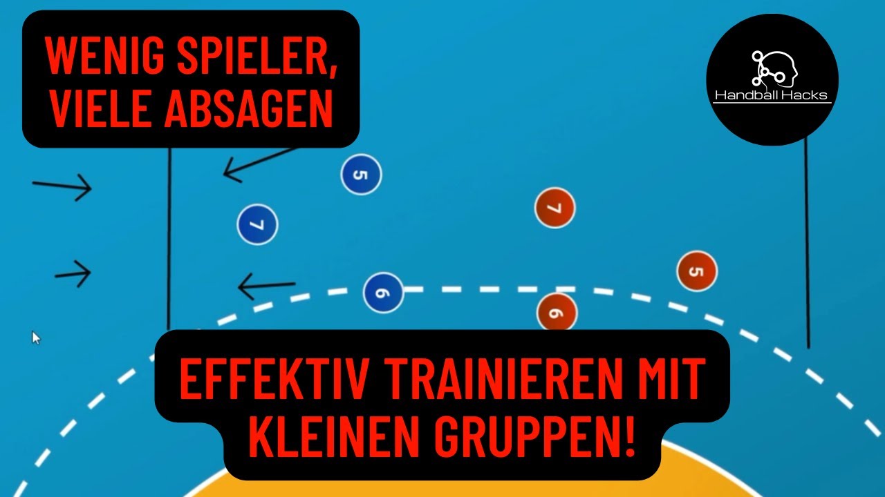 Wenig Spieler, viele Absagen? So trainierst du effektiv mit kleinen Gruppen!