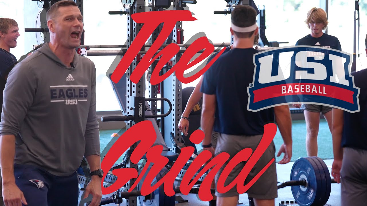 Mic'd Up with the University of Southern Indiana Strength Coach! || USI Baseball Workouts