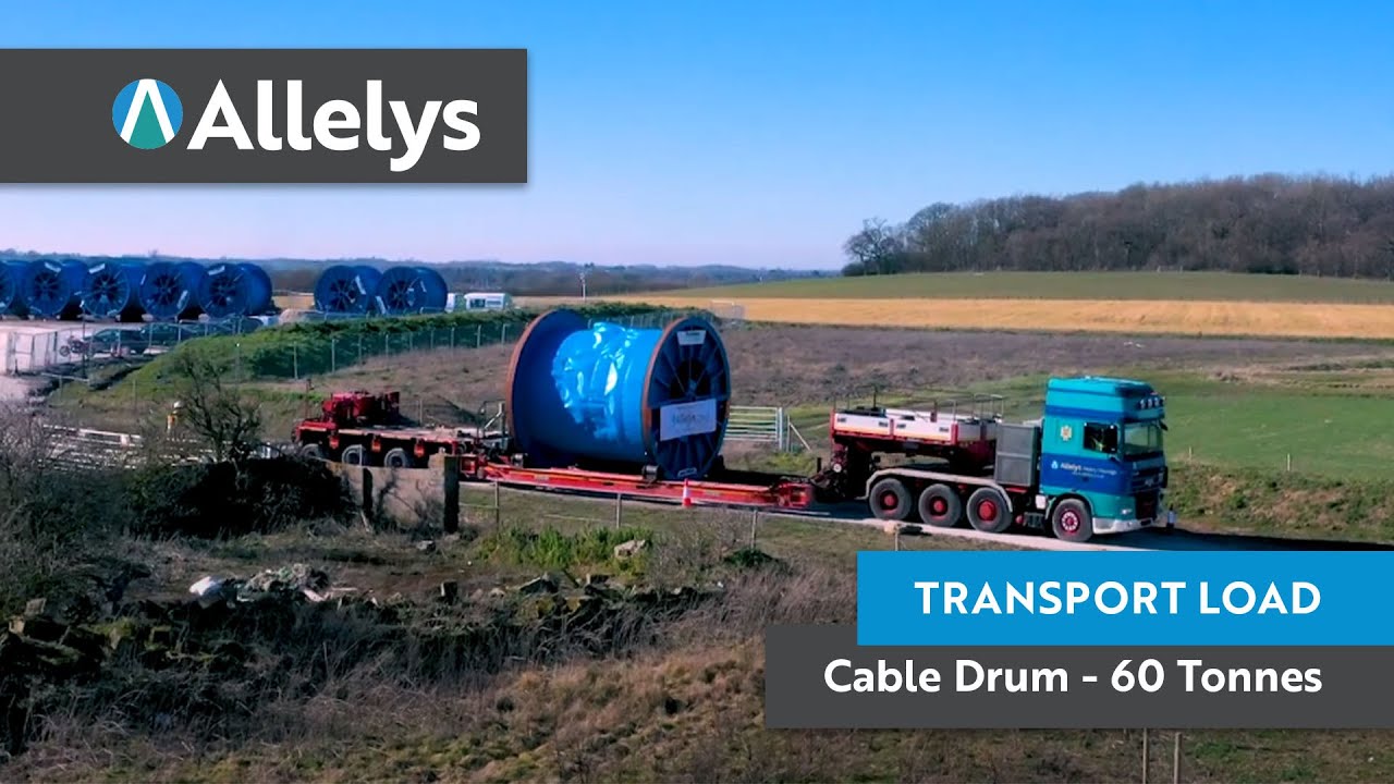 Transportation of Cable Reels for The Viking Link Project