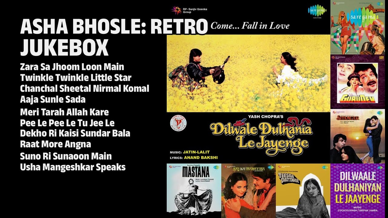 आशा भोसले हिट्स | Asha Bhosle Songs | Zara Sa Jhoom Loon Main | Twinkle Twinkle Little Star