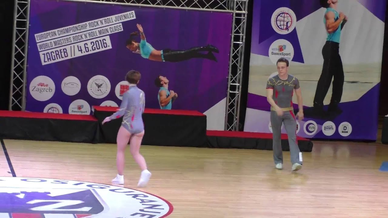 CHISTIKOV Konstantin   OSNOVINA Ksenia Final Zagreb 2016 World Masters RR Main Class PLACE 4
