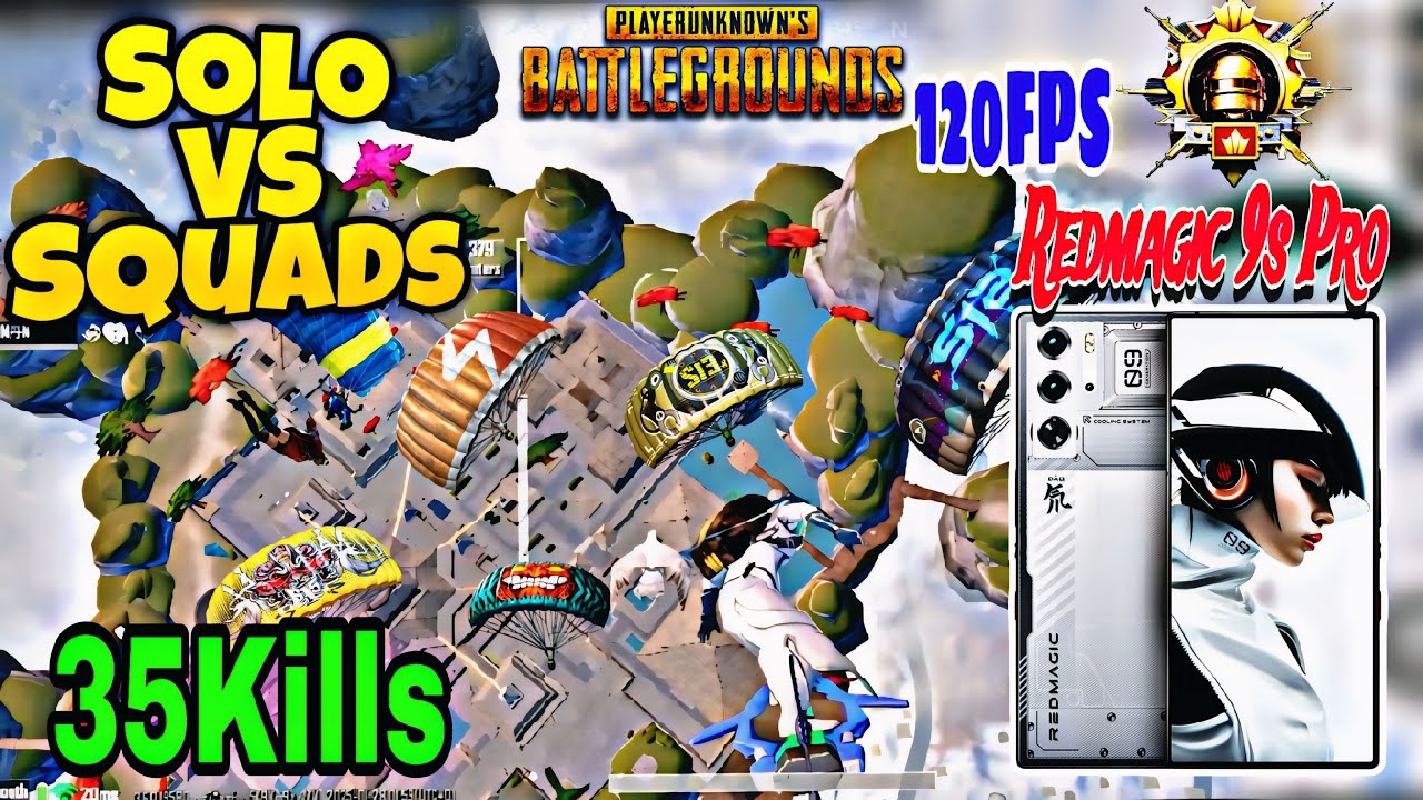 Red Magic 9s Pro Pubg Graphics Test 🔥 | redmagic 9 pro pubg/bgmi test 2025 | Aim Lock | 120FPS.