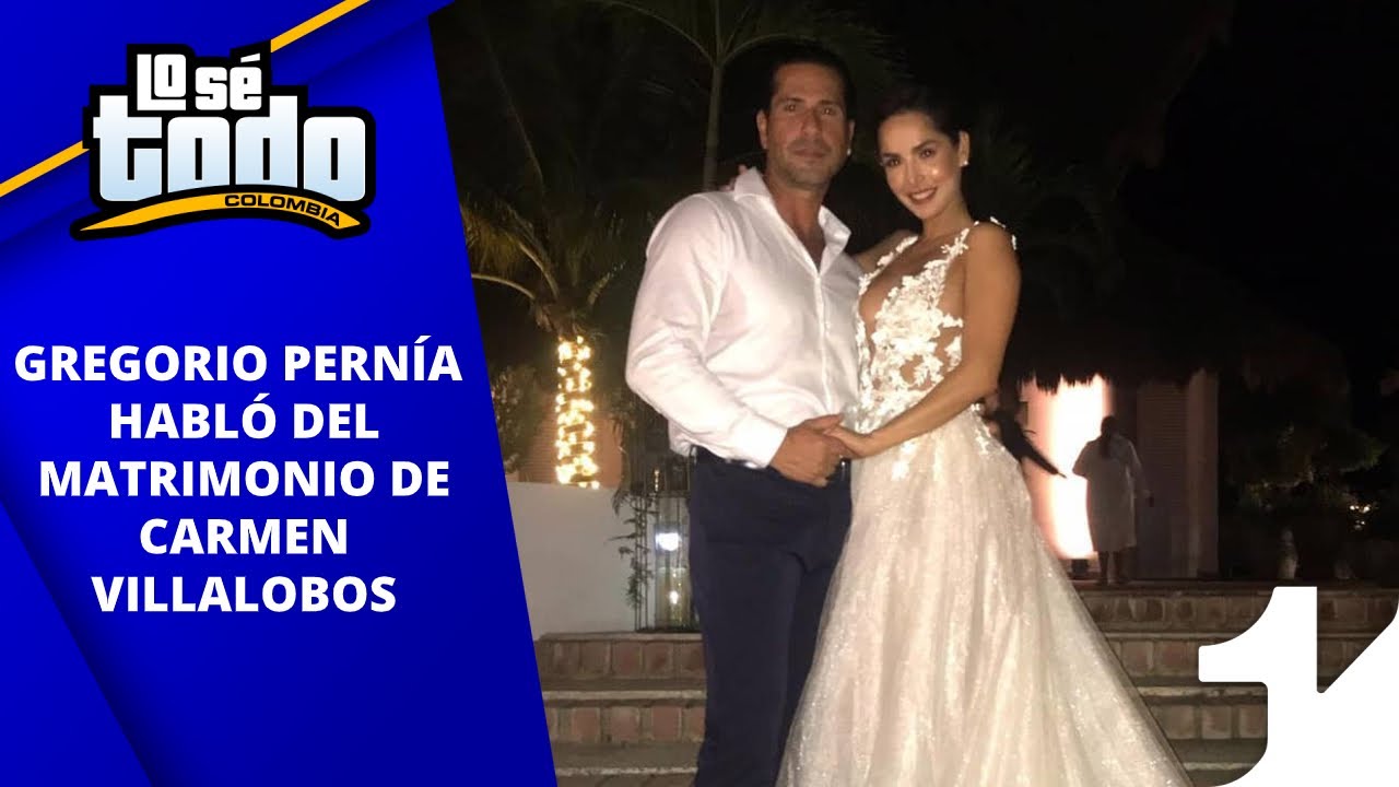Lo Sé Todo - Gregorio Pernía contó por qué solo duró dos horas en el matrimonio de Carmen Villalobos