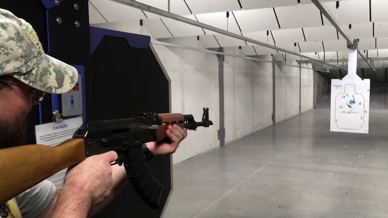 Shooting an AK-47!