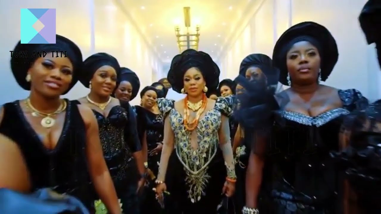 MORE FROM TOYIN LAWANI'S BLACK-THEMED WEDDING TO SEGUN WEALTH