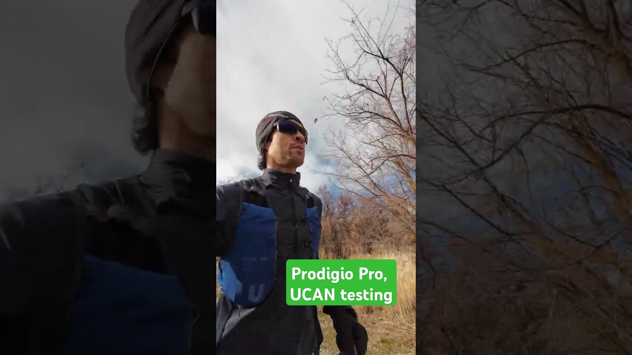 Easy run, testing La Sportiva Prodigio and UCAN Edge gels #trailrunning