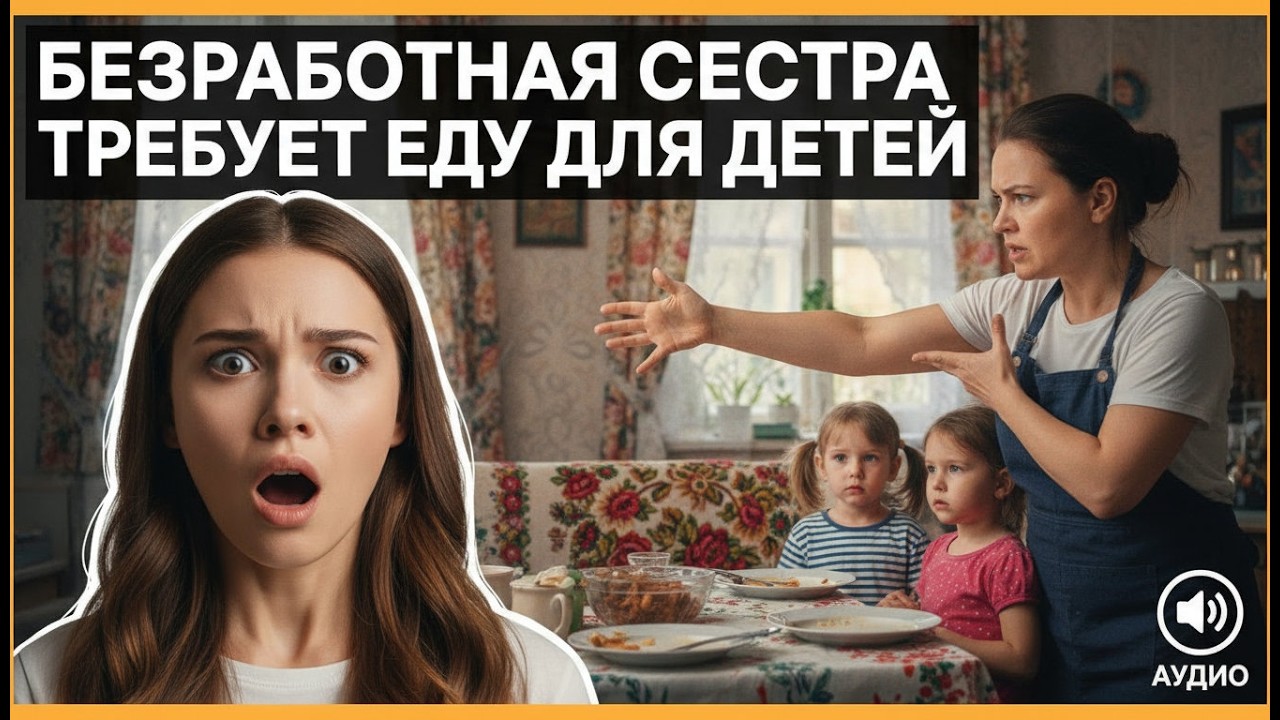 БЕЗРАБОТНАЯ СЕСТРА В ДОЛГАХ, НО КОГДА Я БЕСПЛАТНО СИЖУ С ЕЕ ДЕТЬМИ, ОНА ТРЕБУЕТ, ЧТОБЫ Я ИХ КОРМИЛА.